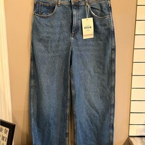 Sezane Men's Straight Blue Jeans